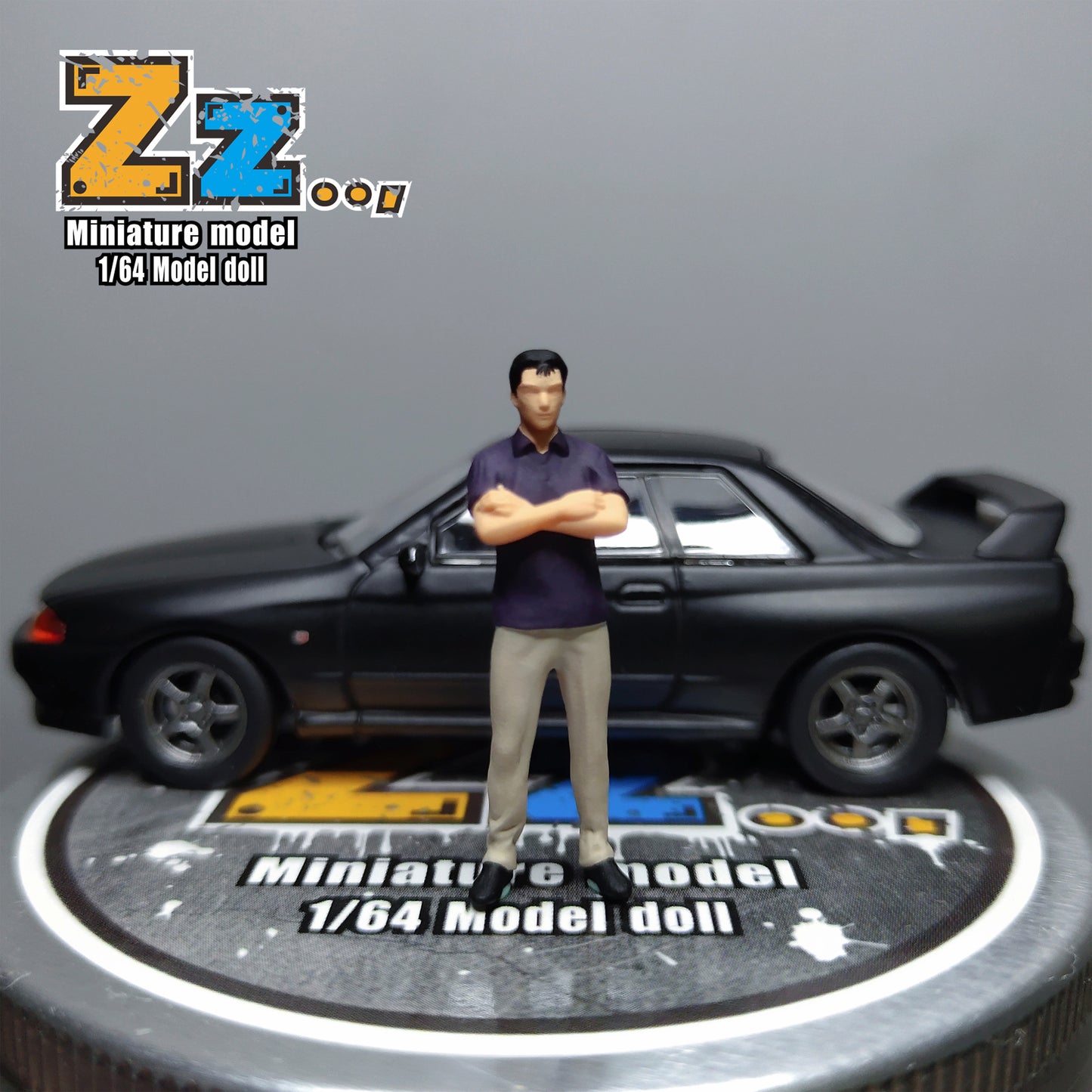 Zz Studio 1/64 Figure Model Zhong Liyi Collection Miniature Hand-painted