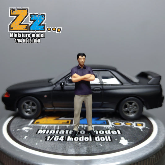 Zz Studio 1/64 Figure Model Zhong Liyi Collection Miniature Hand-painted