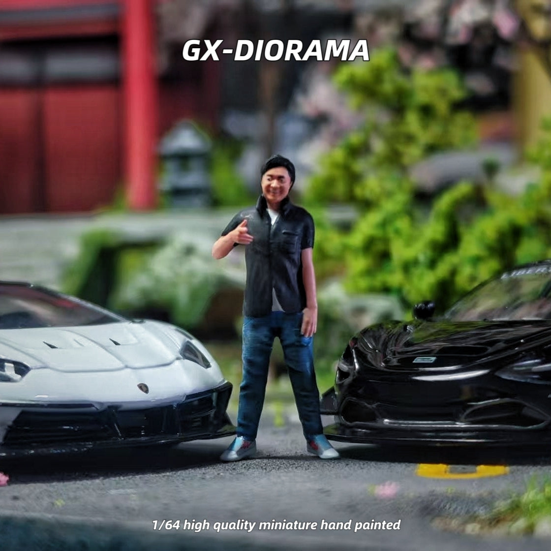 GX-DIORAMA 1/64 Figure Model Two Person Team in Charge CollectionMiniature Hand-painted