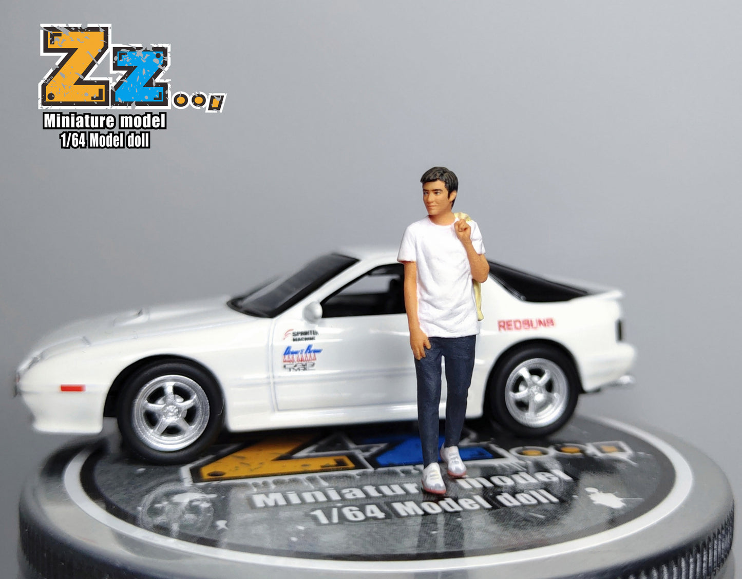 Zz Studio 1/64 Figure Model Teacher Chen Collection Miniature Hand-painted
