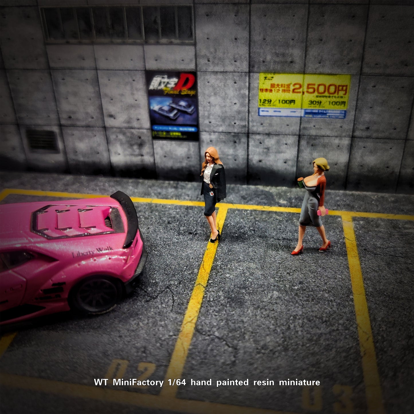 WT Minifactory 1/64 Scale Figurines Model Female CEO Duo Collection Miniature Hand-painted