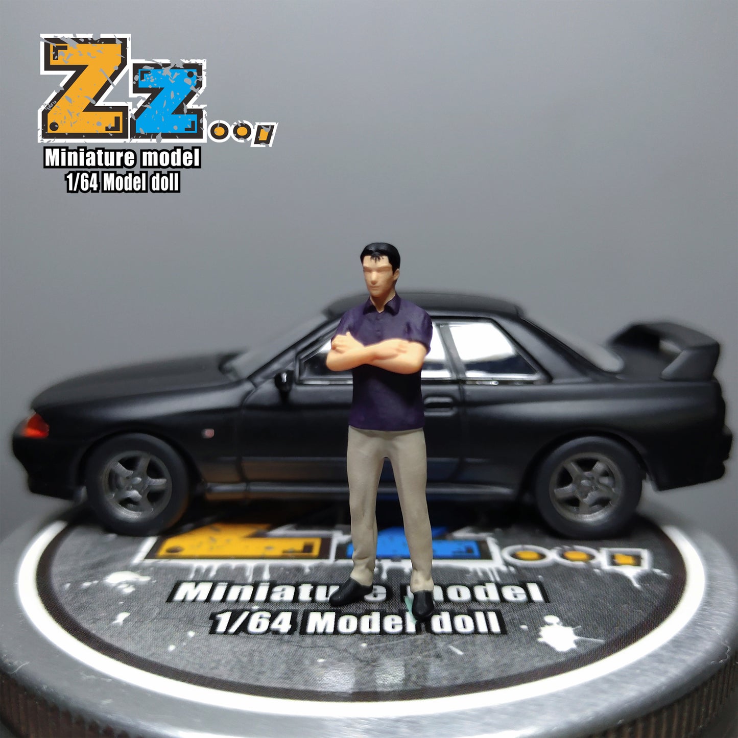 Zz Studio 1/64 Figure Model Zhong Liyi Collection Miniature Hand-painted