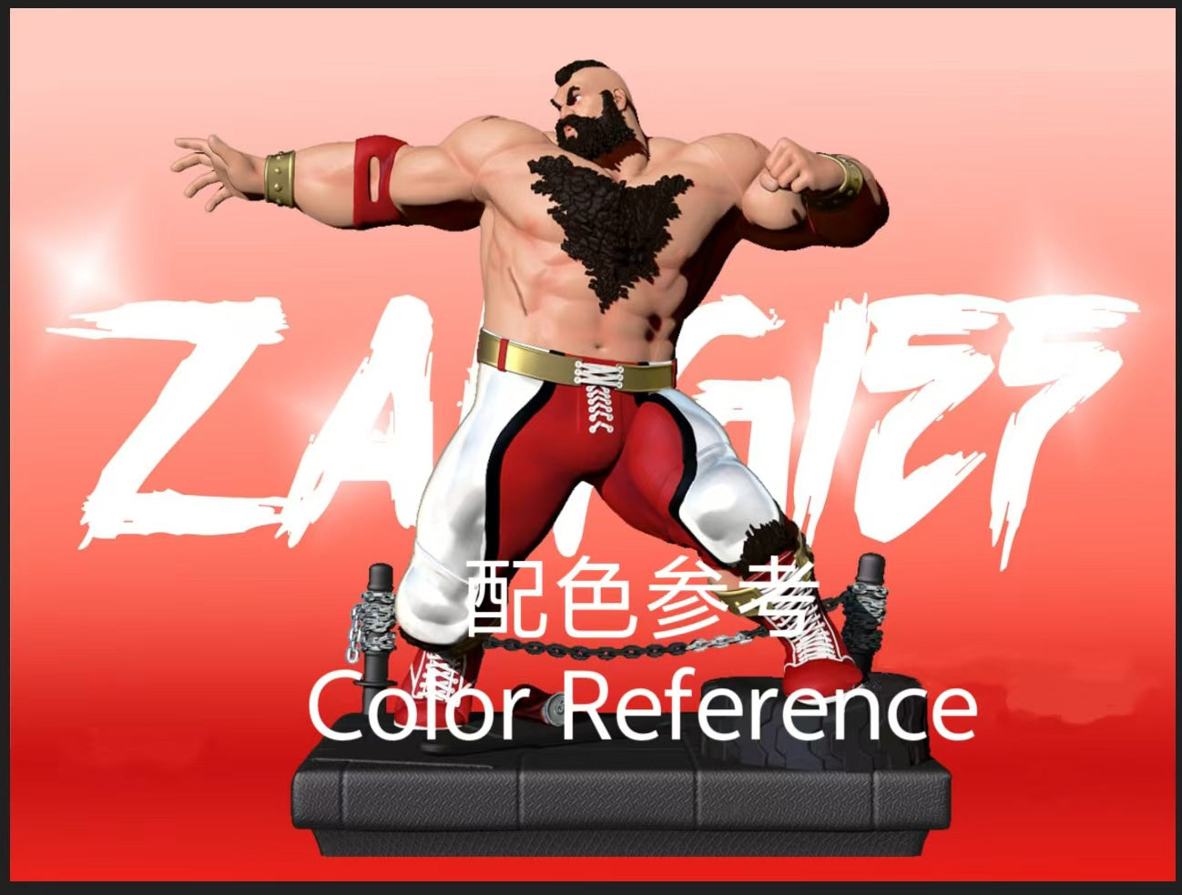 1/64 1/43 Figurines Scale Model Resin Street Fighter Zangief Uncolored Miniatures Diorama Hand-painted C112
