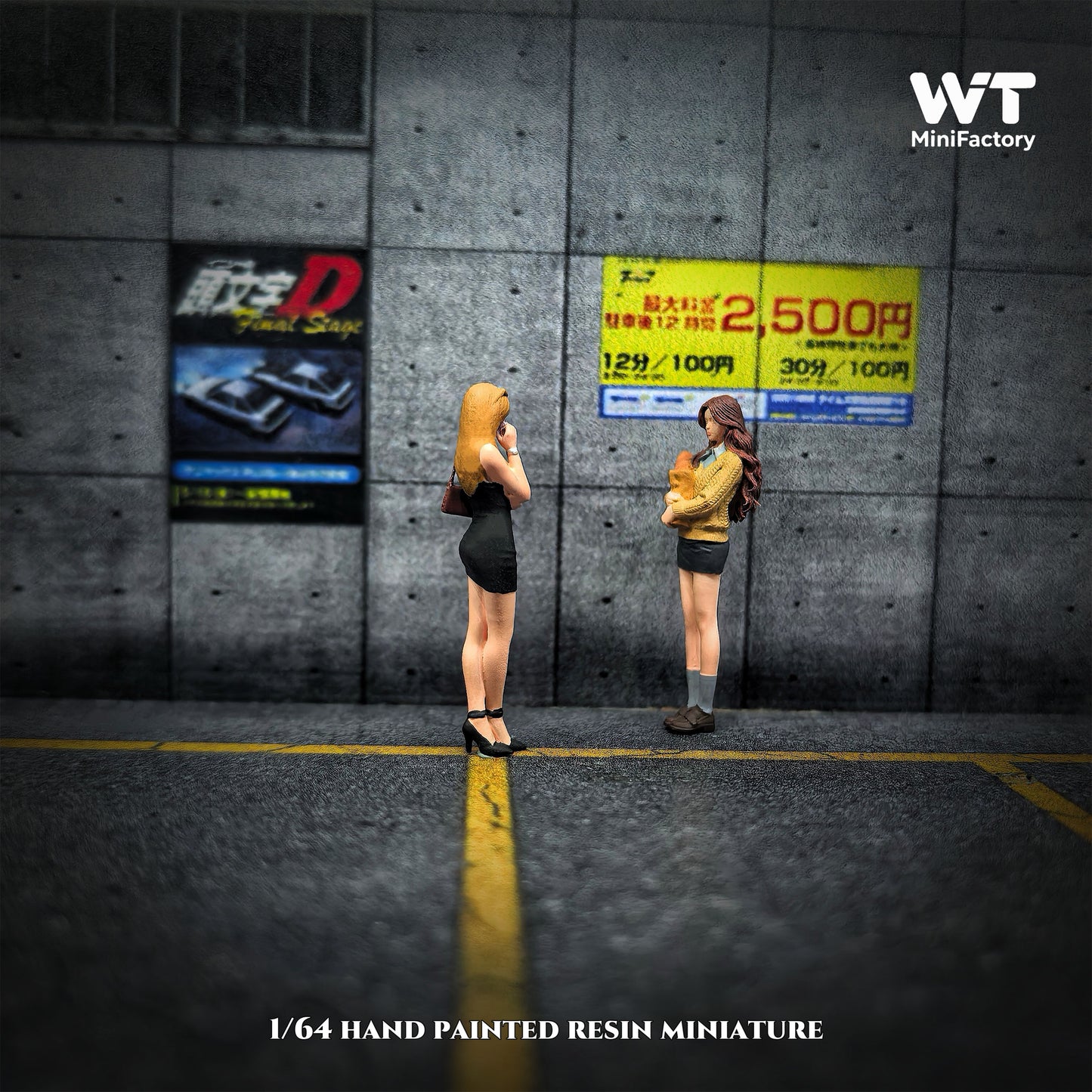WT Minifactory 1/64 Scale Figurines Model Lady & Nanny Duo Collection Miniature Hand-painted