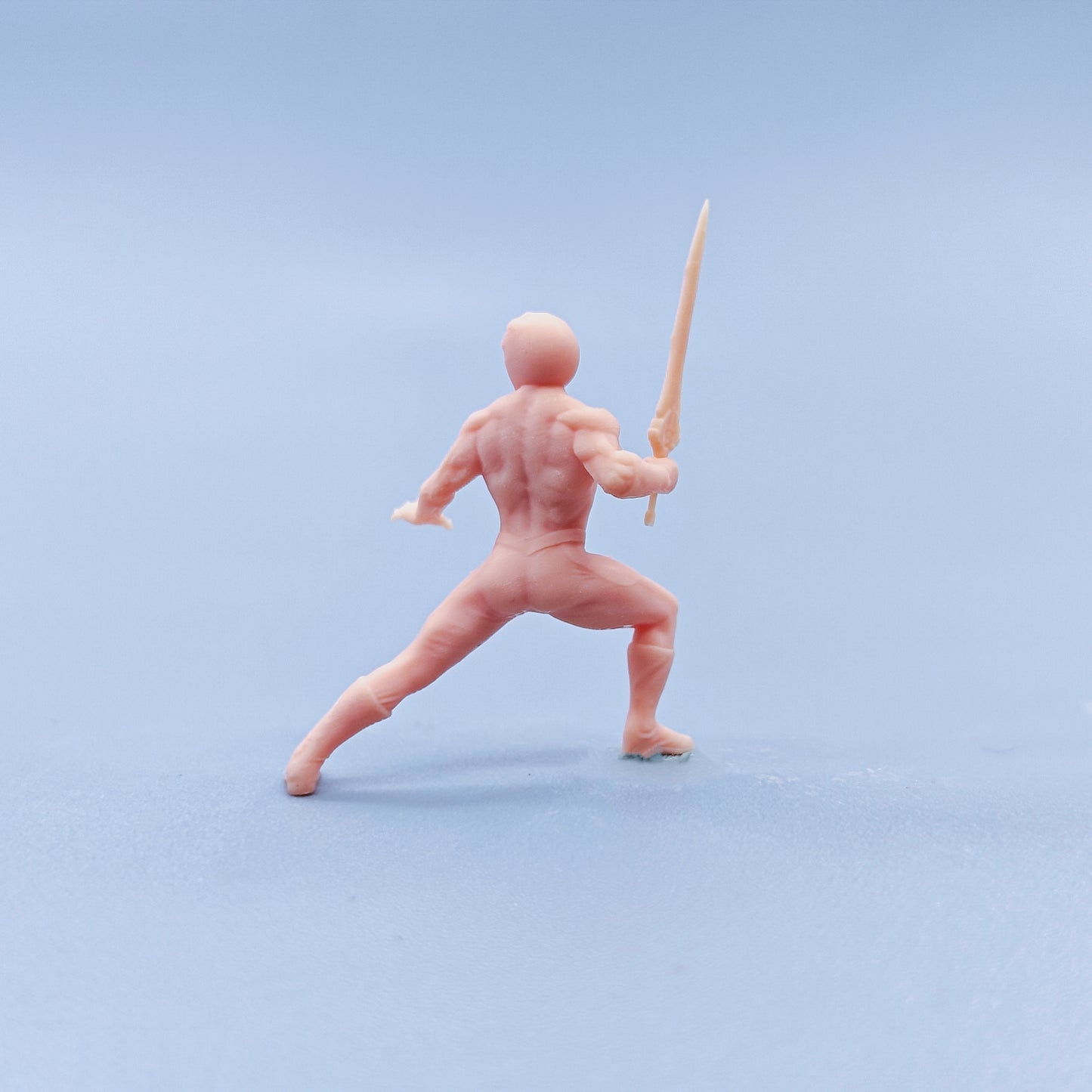 1/64 1/43 Figurines Scale Model Resin Extraordinary Squad Red Warrior Half Squat Uncolored Miniatures Diorama Hand-painted D604
