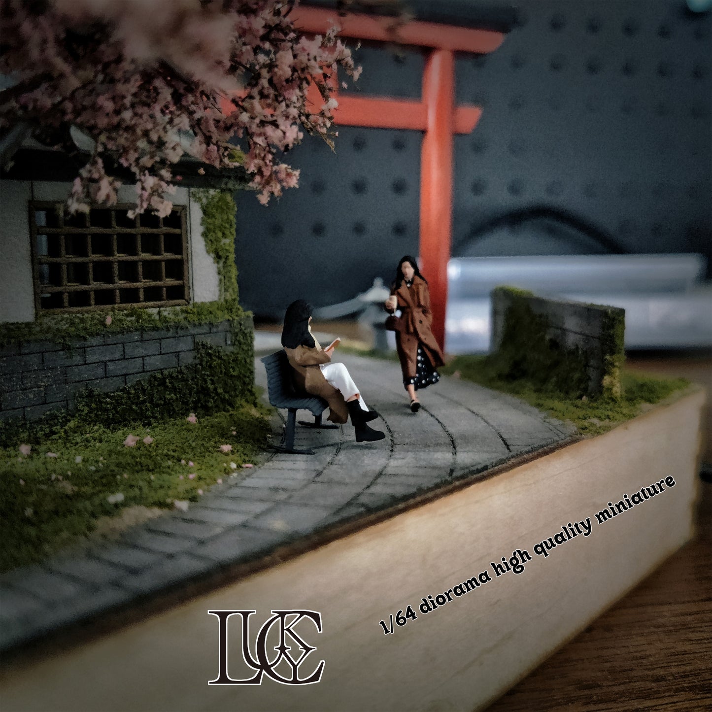 Lucky Studio 1/64 Scale Figurines Model Leisure Park Duo Miniature Hand-painted