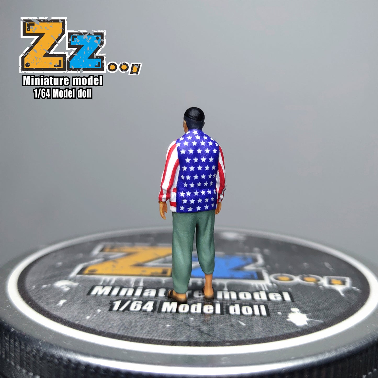 Zz Studio 1/64 Figure Model Fat Car God Girl Collection Miniature Hand-painted
