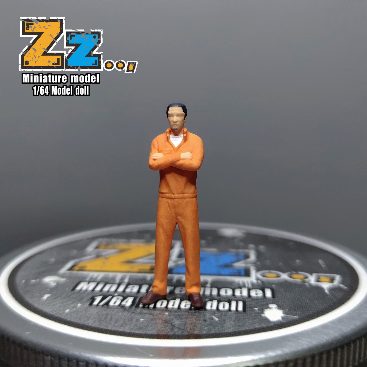 Zz Studio 1/64 Figure Model Gold Medal Technician Politics Collection Miniature Hand-painted