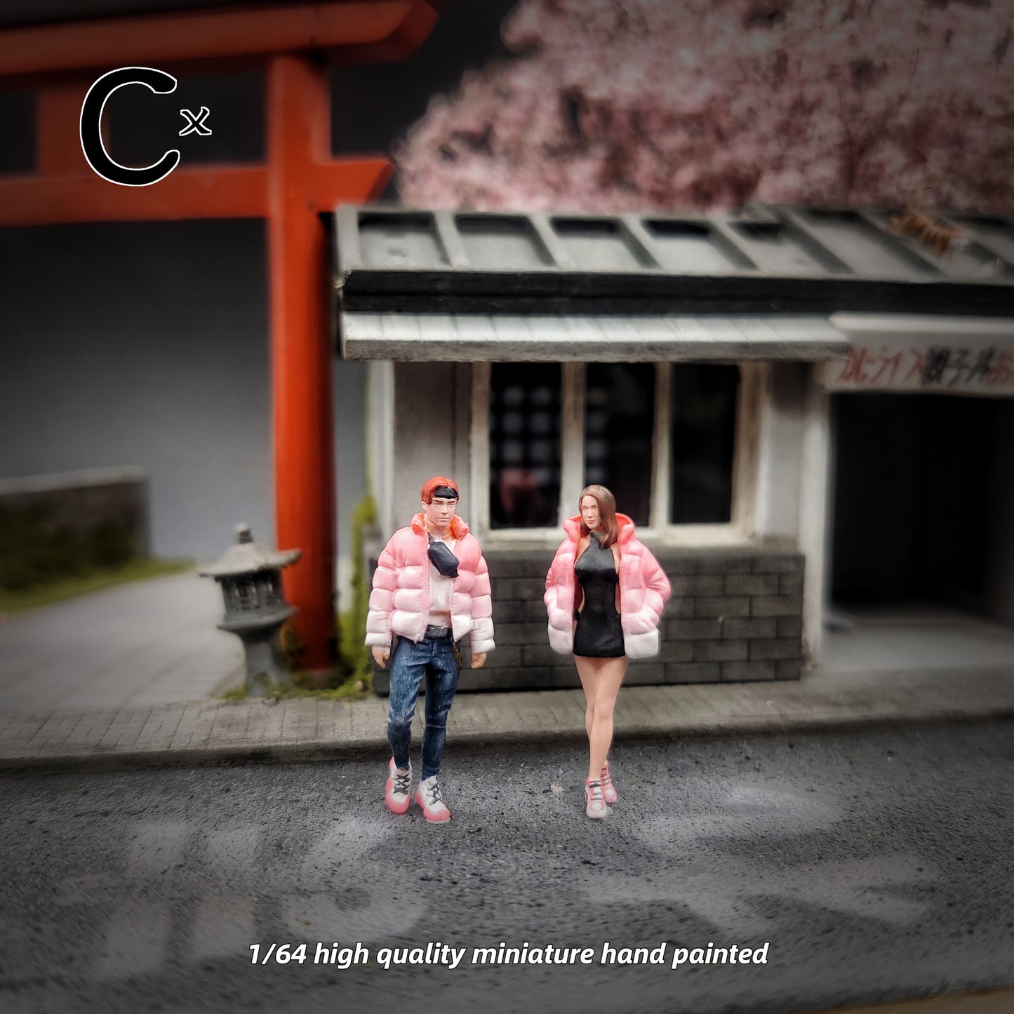 Cx Miniatures 1/64 Scale Figurines Model Down Jackets for Couples and Girls Wearable Clothing Collection Miniature Hand-painted
