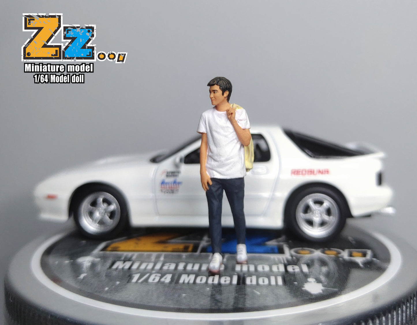 Zz Studio 1/64 Figure Model Teacher Chen Collection Miniature Hand-painted