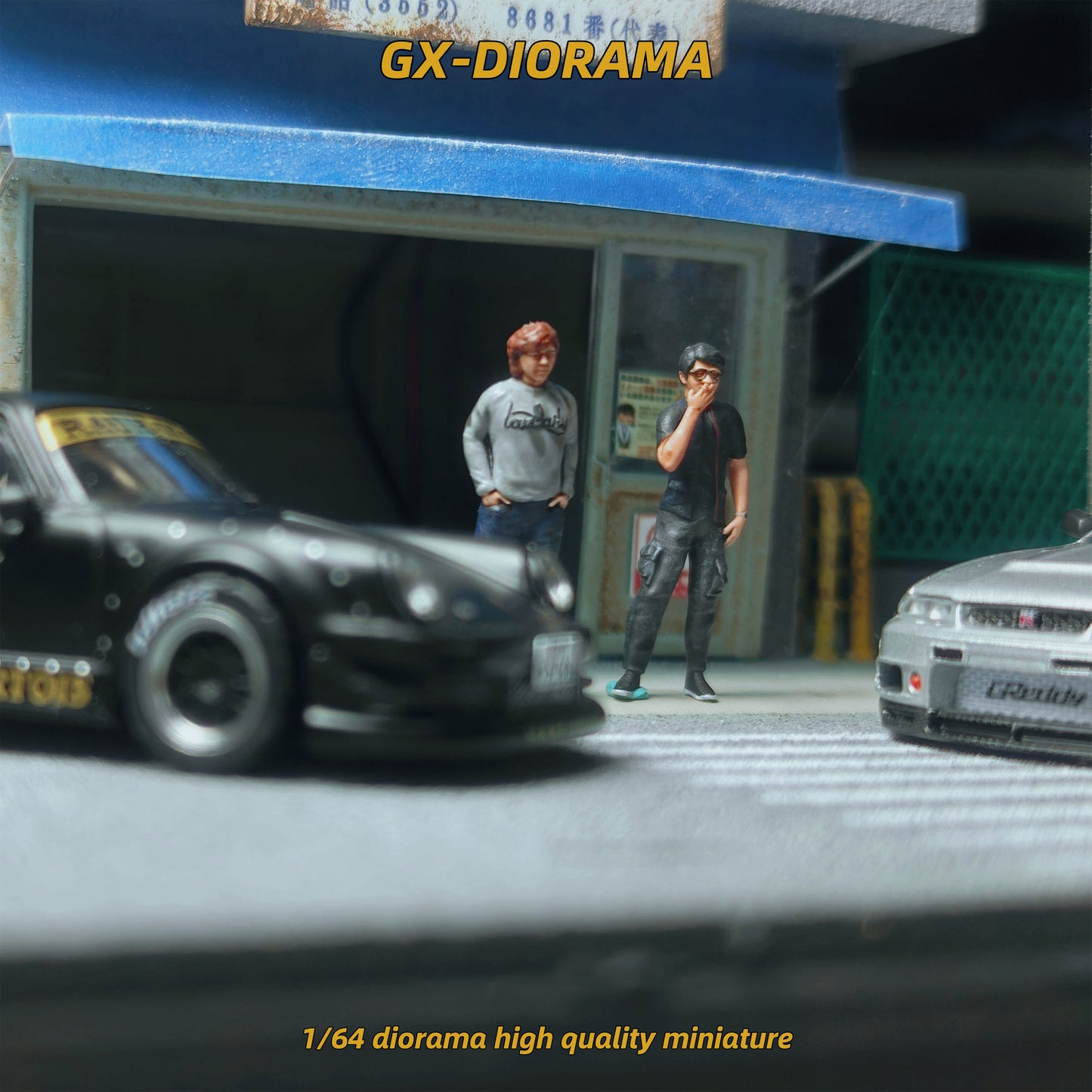 GX-DIORAMA 1/64 Figure Model The Second Bullet Duo of The Host CollectionMiniature Hand-painted