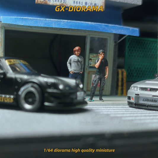 GX-DIORAMA 1/64 Figure Model The Second Bullet Duo of The Host CollectionMiniature Hand-painted