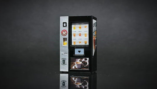 WX-MADE 1/64 Scale Figurines Model New Coffee Vending Machine Collection Miniature Hand-painted