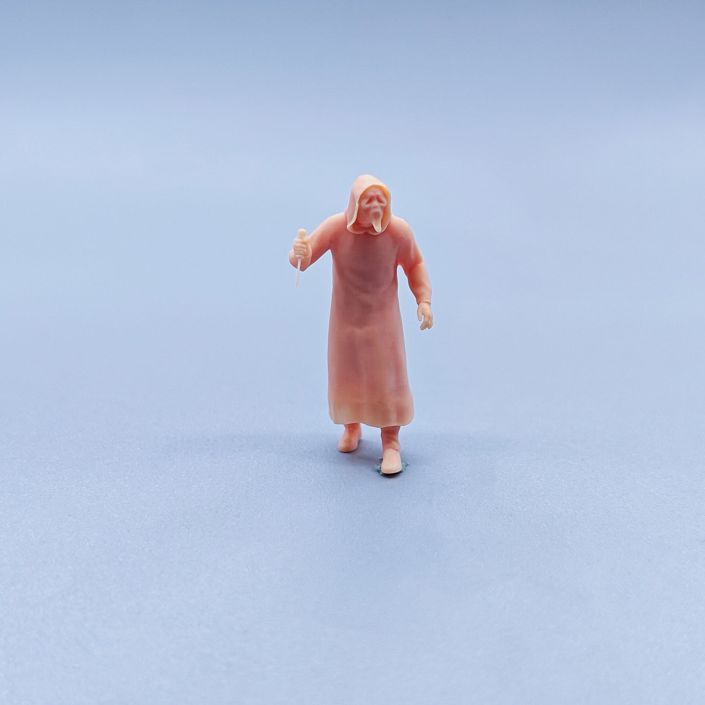 1/64 1/43 Figurines Scale Model Resin Mask Wielding Knife Man Uncolored Miniatures Diorama Hand-painted C301