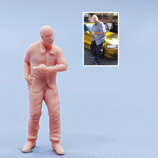 1/64 1/43 Figurines Scale Model Resin Speed and Passion Are Directed Towards Men Uncolored Miniatures Diorama Hand-painted C202