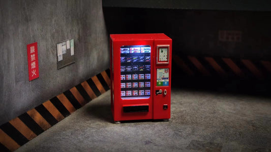 WX-MADE 1/64 Scale Figurines Model Vending Machine Collection Miniature Hand-painted