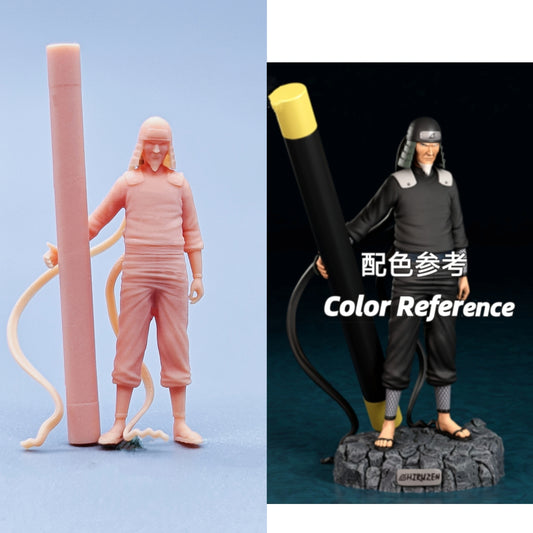 1/64 1/43 Figurines Scale Model Resin The Third Generation Hokage Ape Flying Sun Slash Uncolored Miniatures Diorama Hand-painted C601