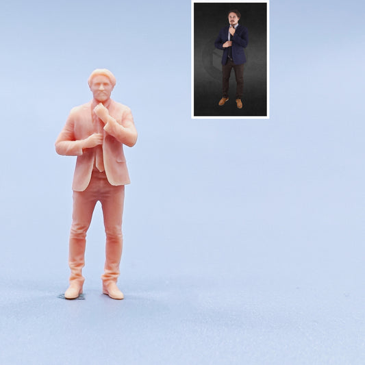 1/64 1/43 Figurines Scale Model Resin Organize Men's Clothing Uncolored Miniatures Diorama Hand-painted C313