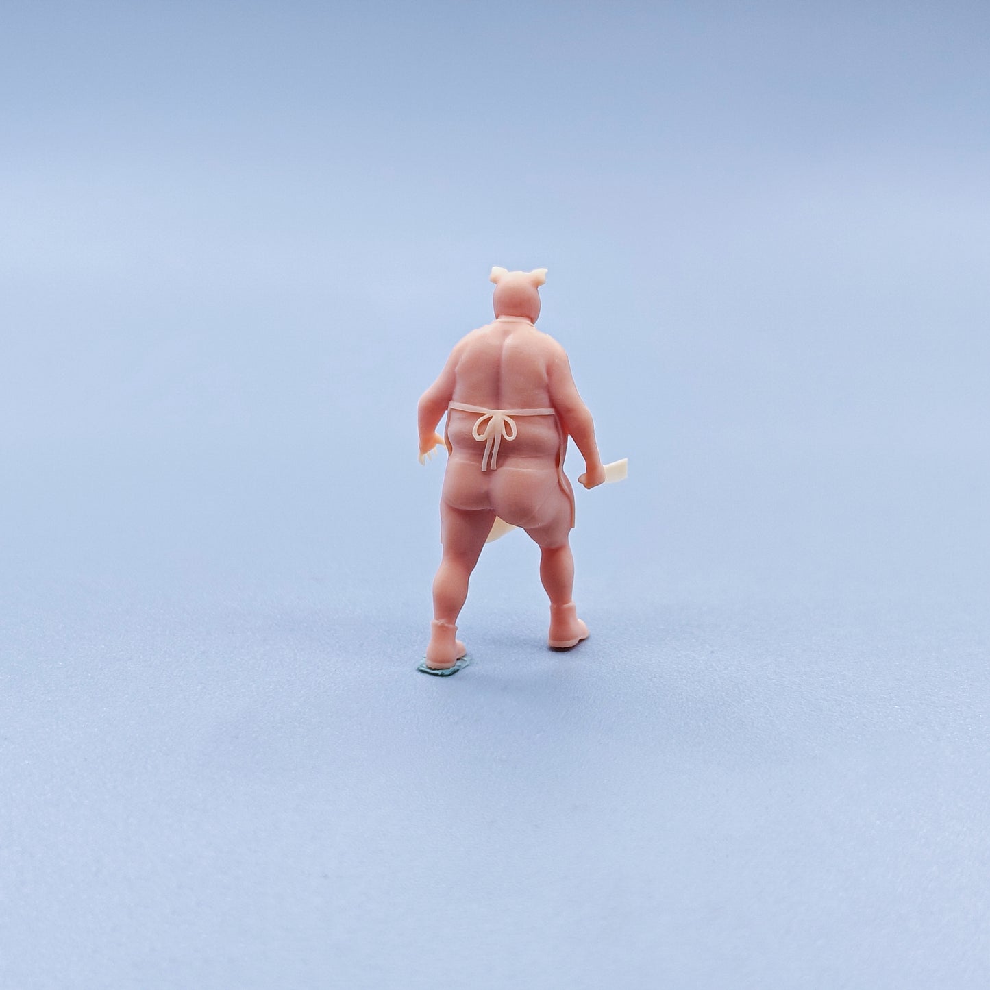 1/64 1/43 Figurines Scale Model Resin Pig Head Butcher Uncolored Miniatures Diorama Hand-painted C304