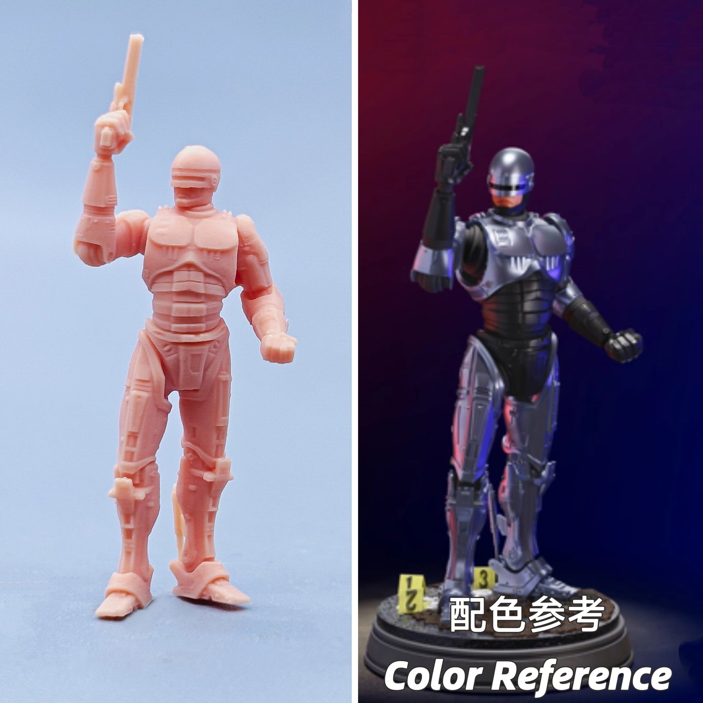 1/64 1/43 Figurines Scale Model Resin Combat Machine Police Uncolored Miniatures Diorama Hand-painted D235