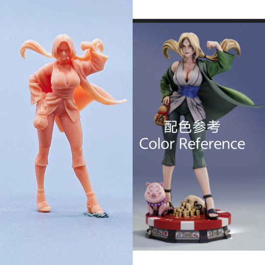 1/64 1/43 Figurines Scale Model Resin Tsunade Uncolored Miniatures Diorama Hand-painted C418