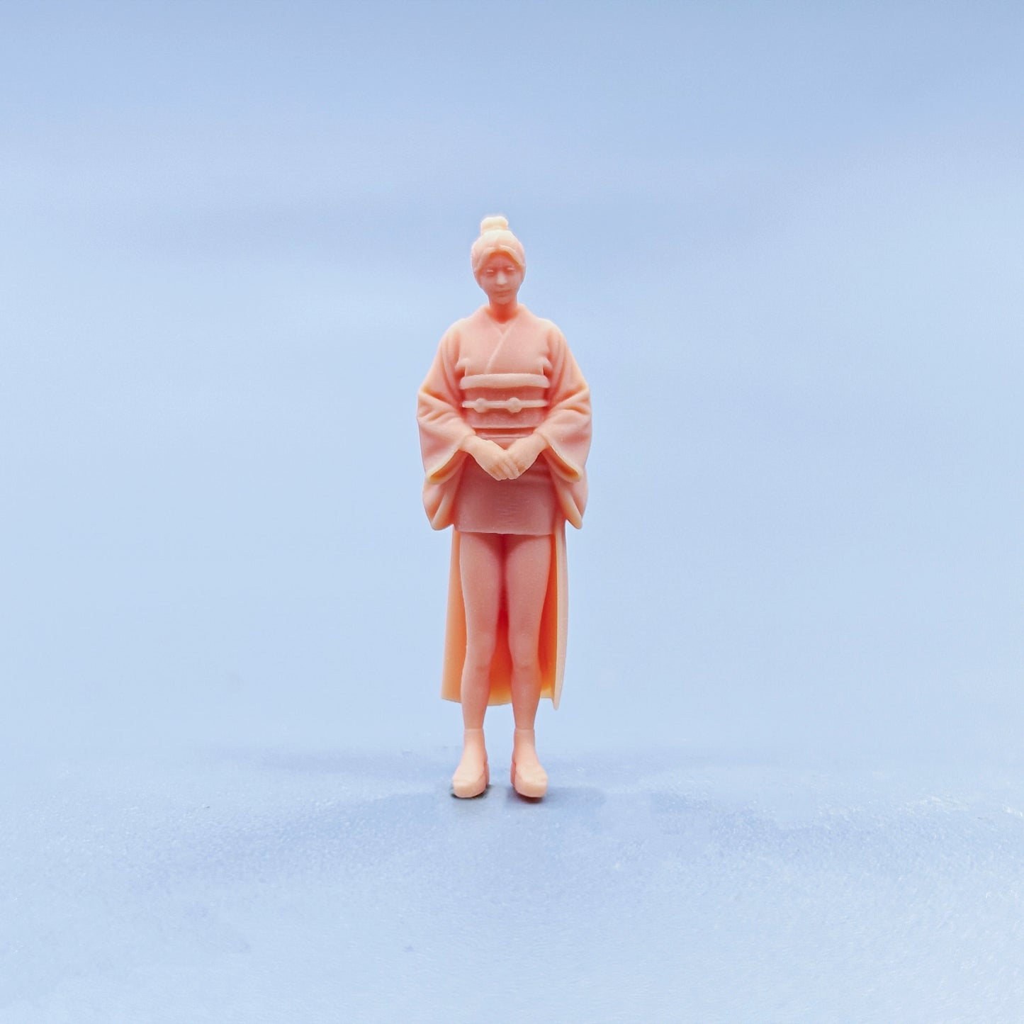 1/64 1/43 Figurines Scale Model Resin Maruko Kimono Girl Uncolored Miniatures Diorama Hand-painted D620