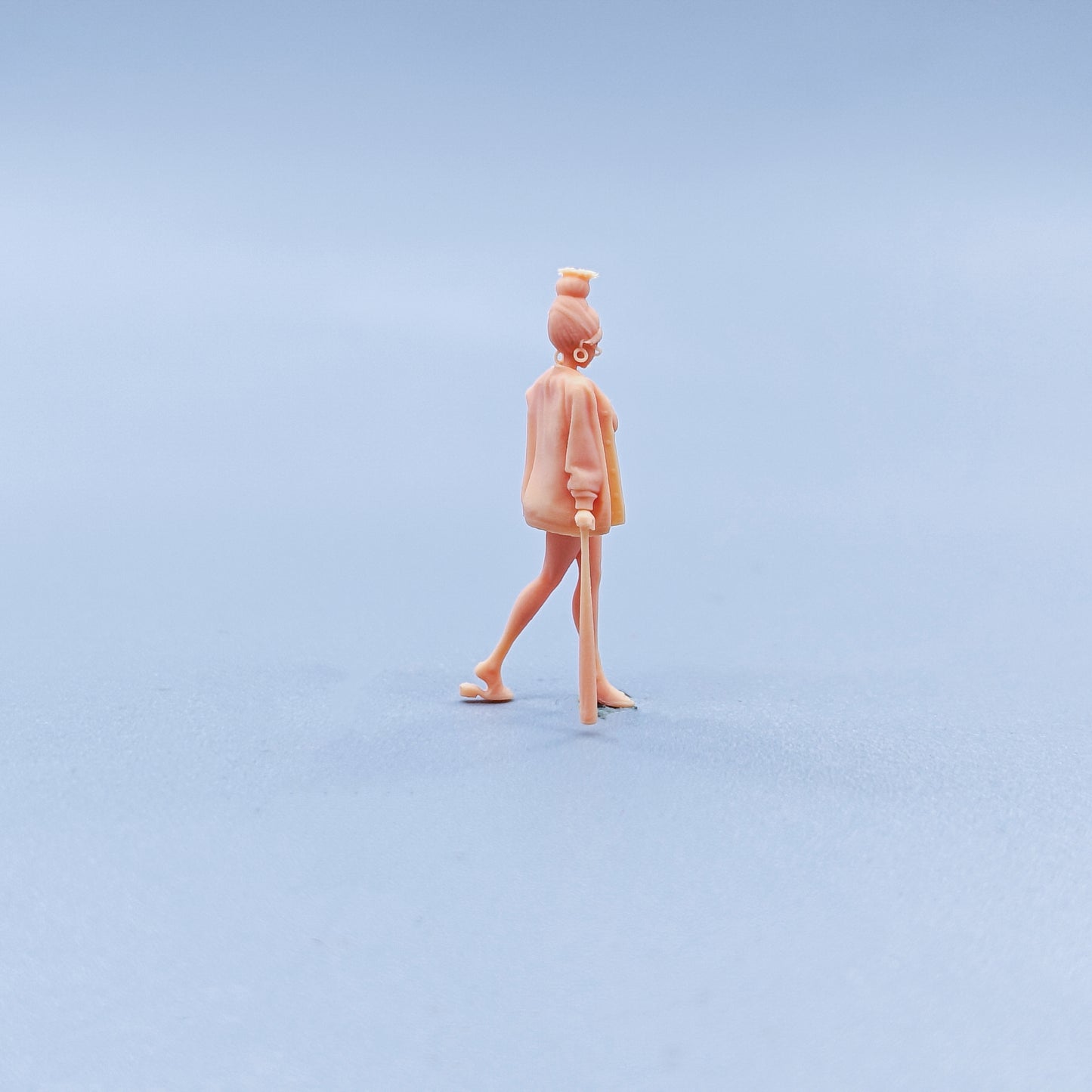 1/64 1/43 Figurines Scale Model Resin Wooden Stick Supporting The Ground Ayase Hoshizo Uncolored Miniatures Diorama Hand-painted C402