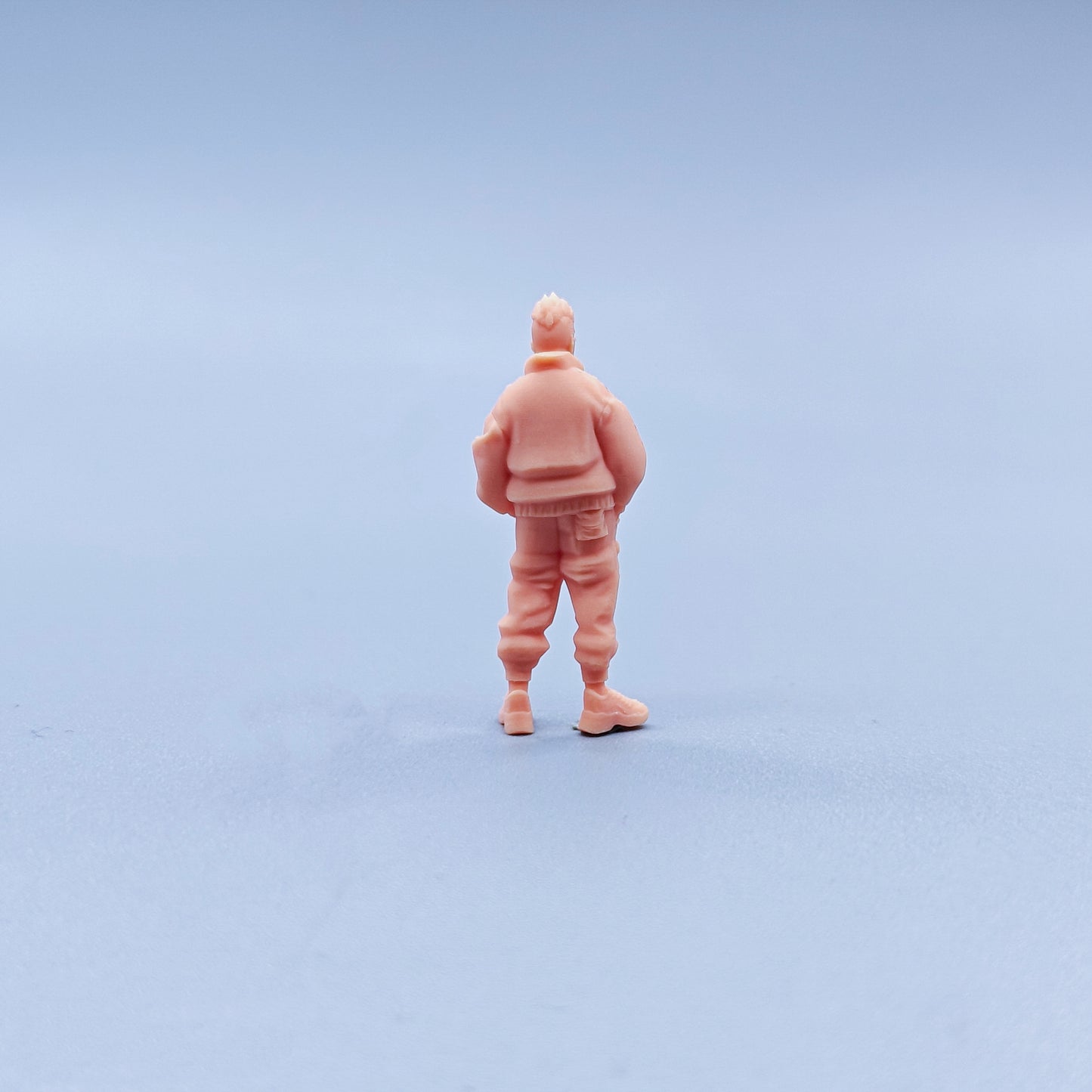 1/64 1/43 Figurines Scale Model Resin Cool and Trendy Workwear Boy Uncolored Miniatures Diorama Hand-painted C329