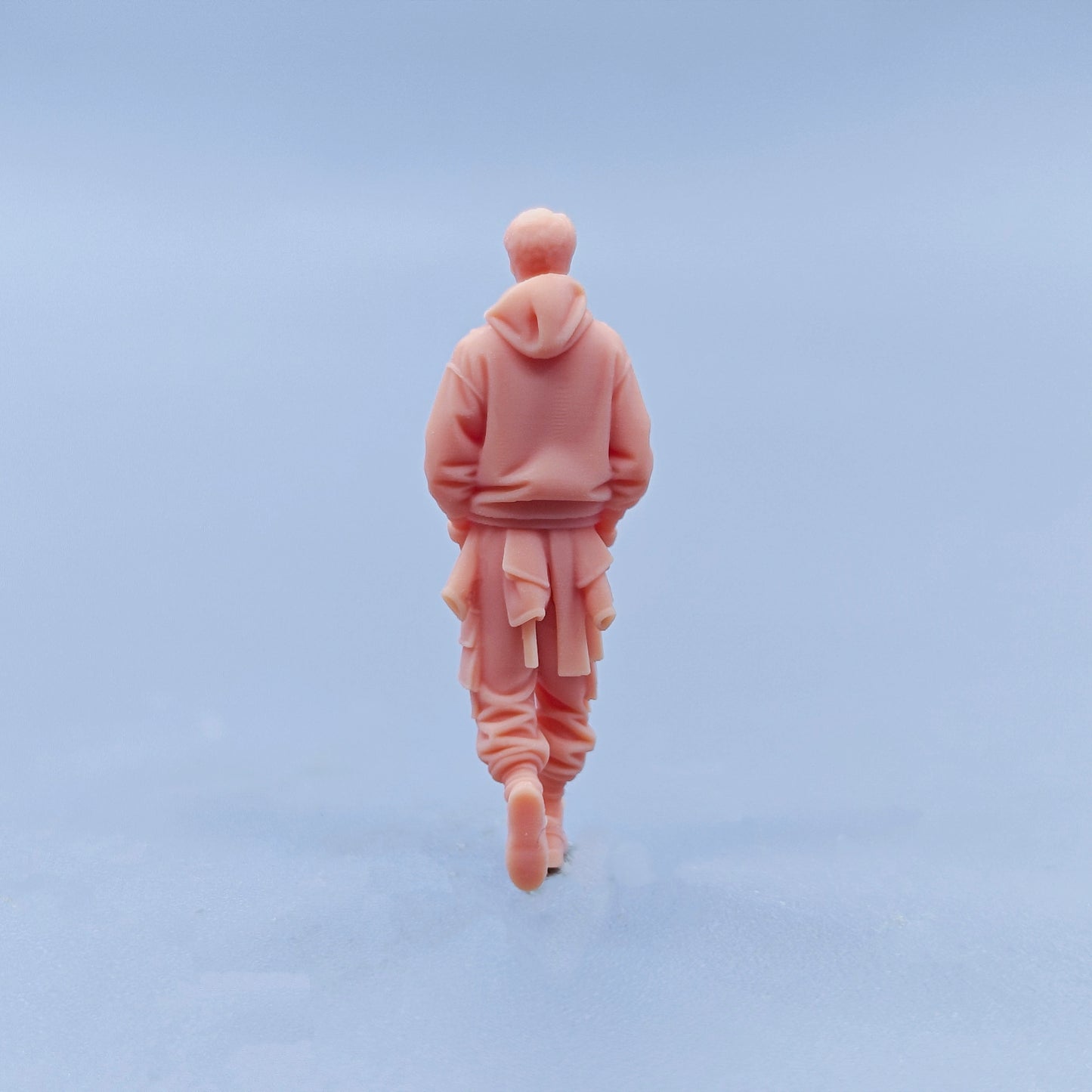 1/64 1/43 Figurines Scale Model Resin Wall Hugging Jacket for Trendy Men Uncolored Miniatures Diorama Hand-painted D435