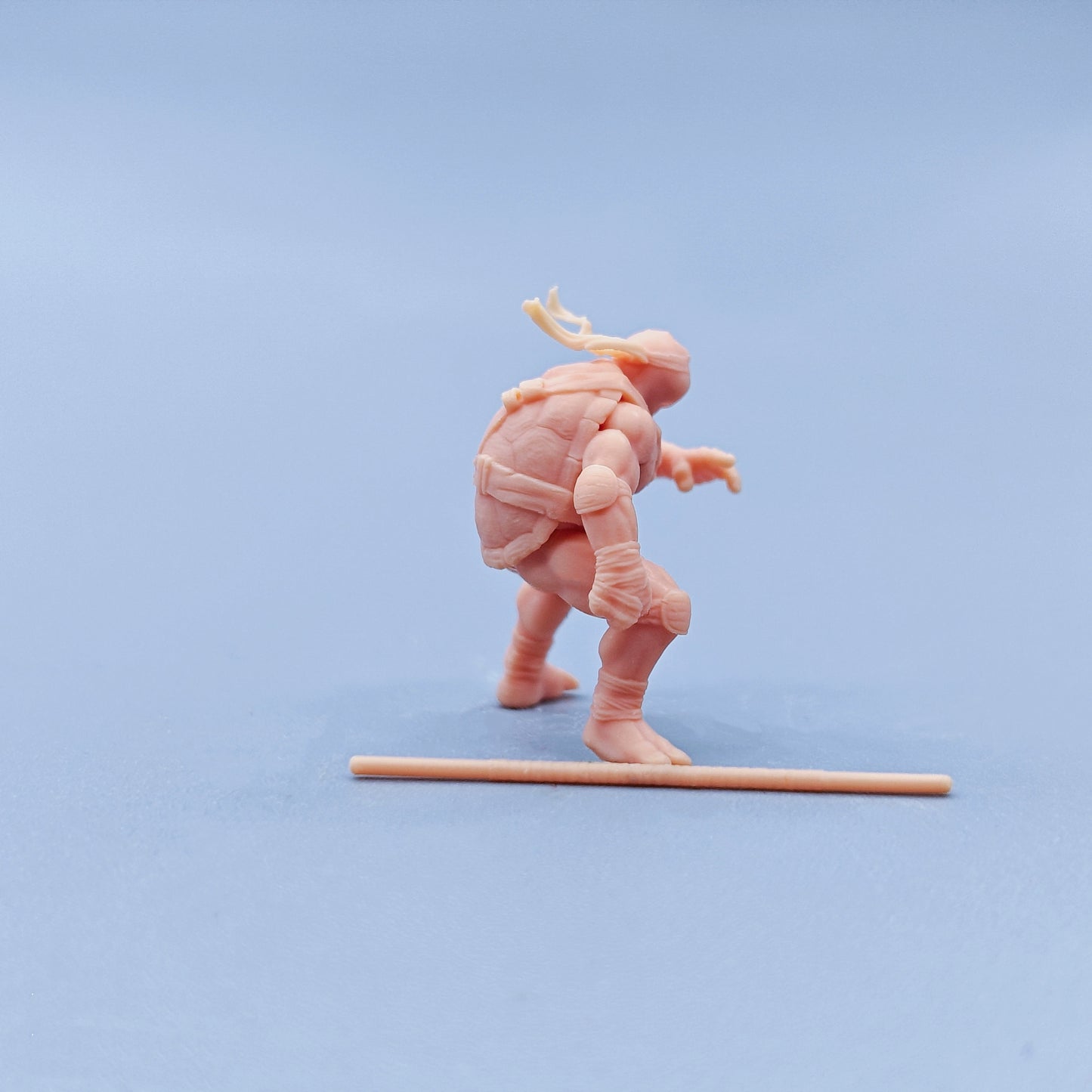 1/64 1/43 Figurines Scale Model Resin Turtle Stick Ninja Uncolored Miniatures Diorama Hand-painted C831