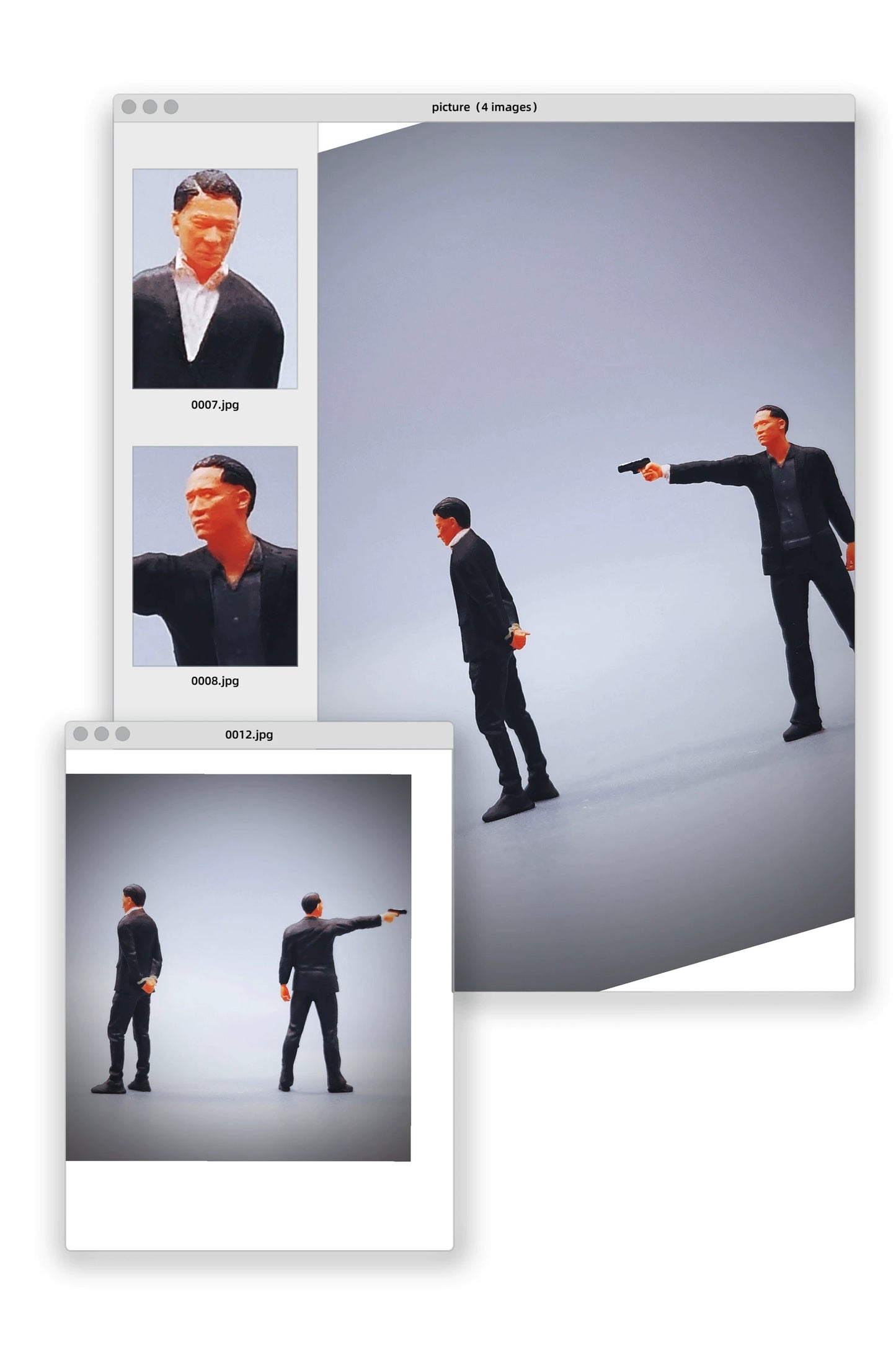 Cx Miniatures Diorama 1/64 Scale Figurines Model I Want To Be A Good Person Collection Hand-painted