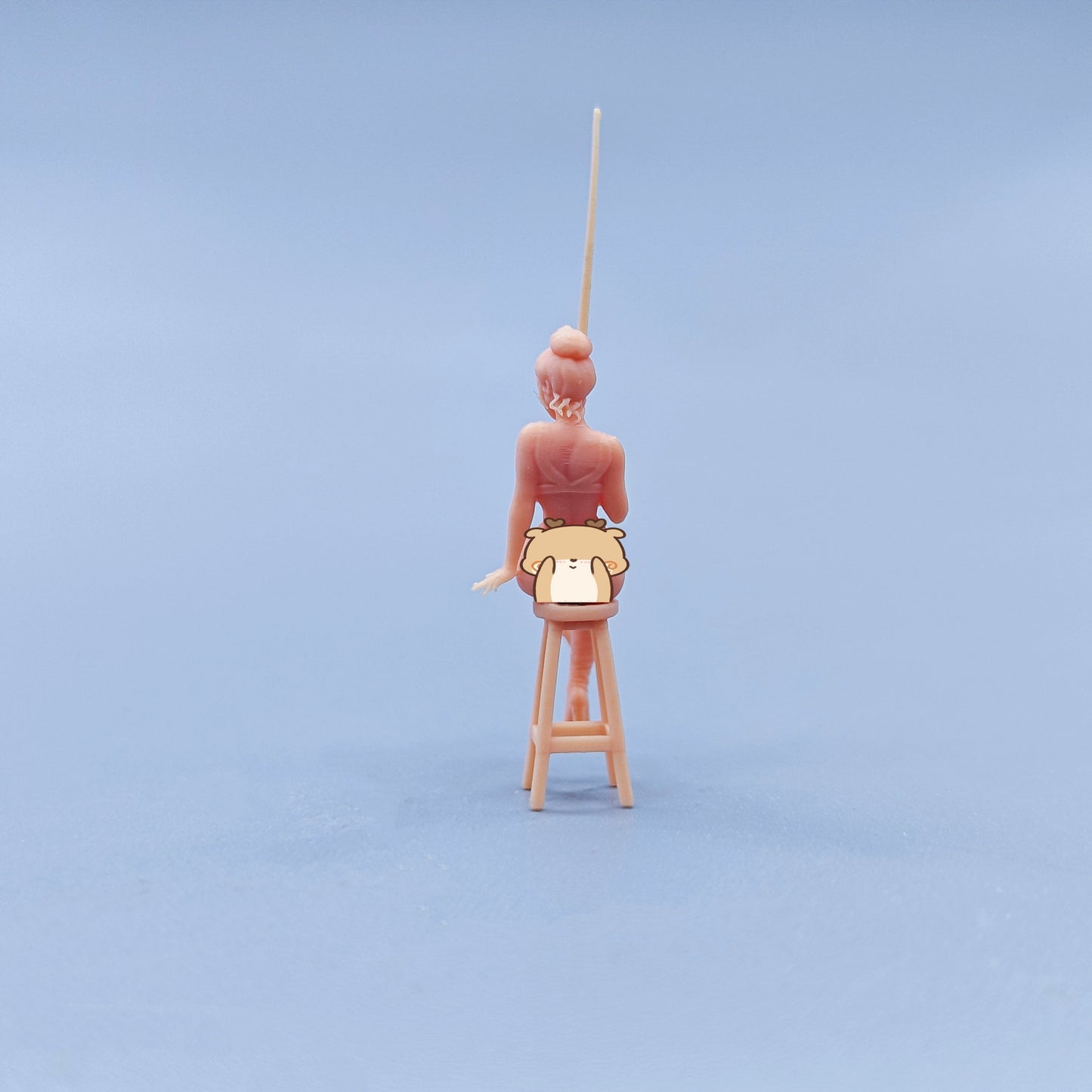 1/64 1/43 Figurines Scale Model Resin Billiards Girl Uncolored Miniatures Diorama Hand-painted C726