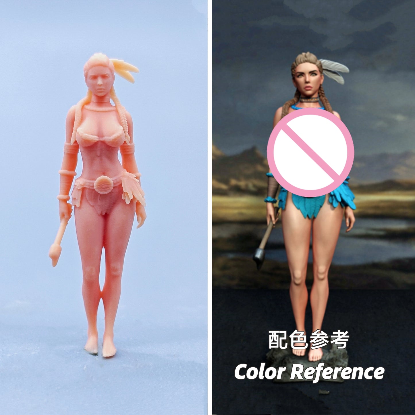 1/64 1/43 Figurines Scale Model Resin Indigenous Girls Uncolored Miniatures Diorama Hand-painted D329 D330
