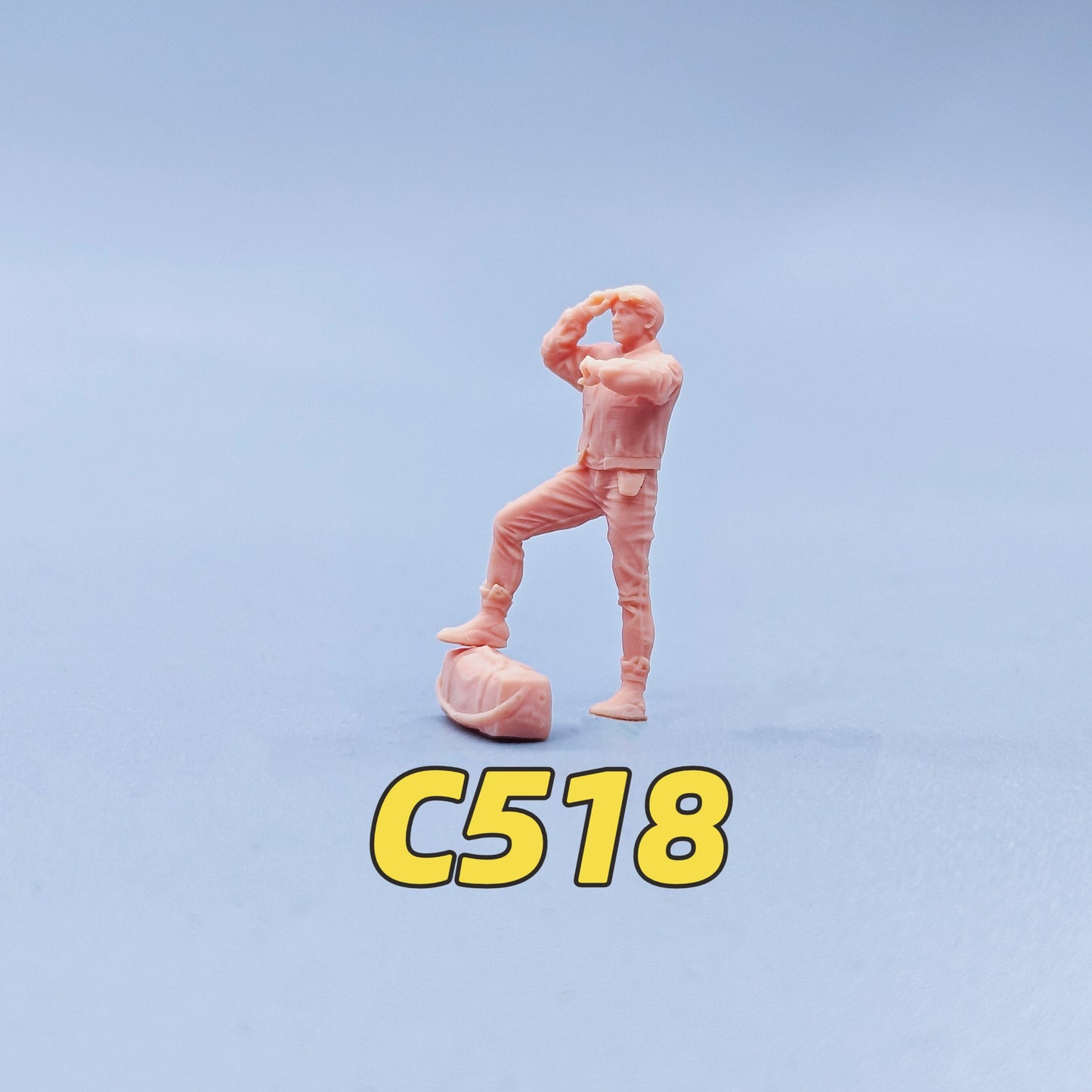 1/64 1/43 Figurines Scale Model Resin Wearing A Hat Martin Uncolored Miniatures Diorama Hand-painted C517 C518