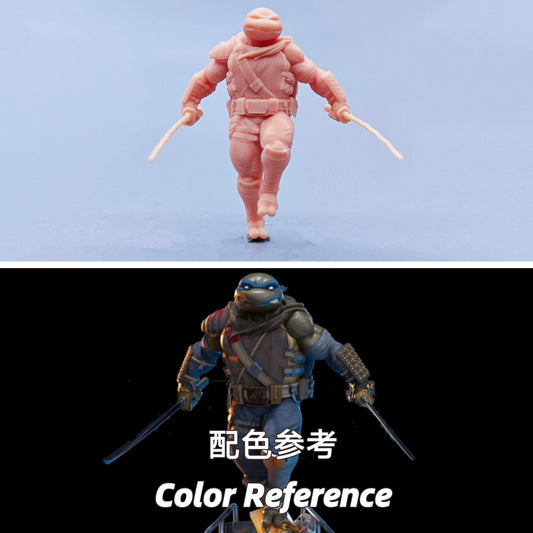 1/64 1/43 Figurines Scale Model Resin Da Vinci Held  Knife in Both Hands Uncolored Miniatures Diorama Hand-painted C811