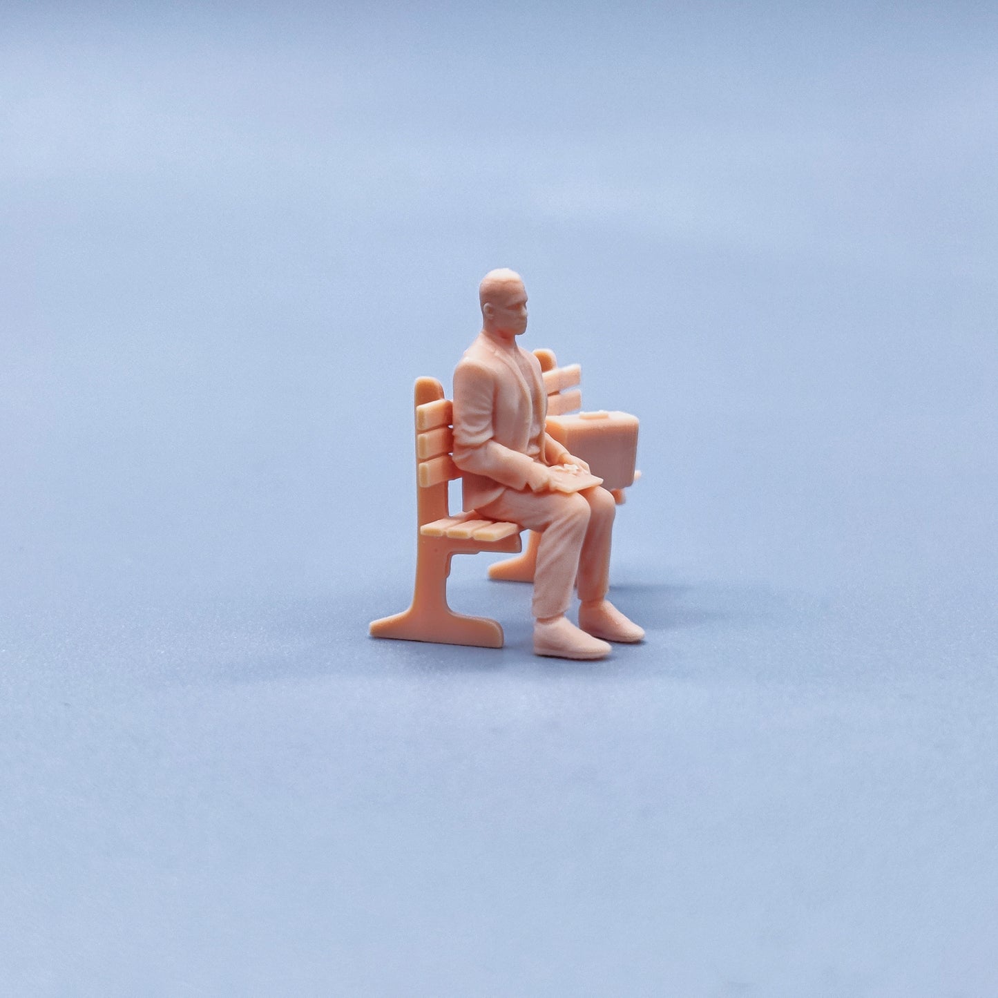 1/64 1/43 Figurines Scale Model Resin Forrest Gump Uncolored Miniatures Diorama Hand-painted W436