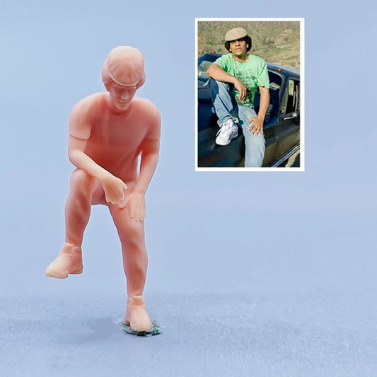 1/64 1/43 Figurines Scale Model Resin Tegorin Uncolored Miniatures Diorama Hand-painted  C134