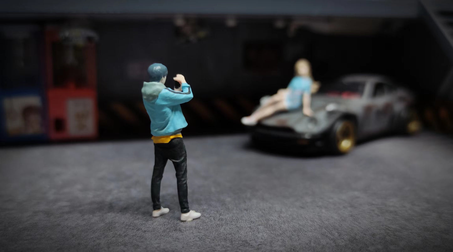 WX-MADE 1/64 Scale Figurines Model Photogenic Handsome Man Collection Miniature Hand-painted