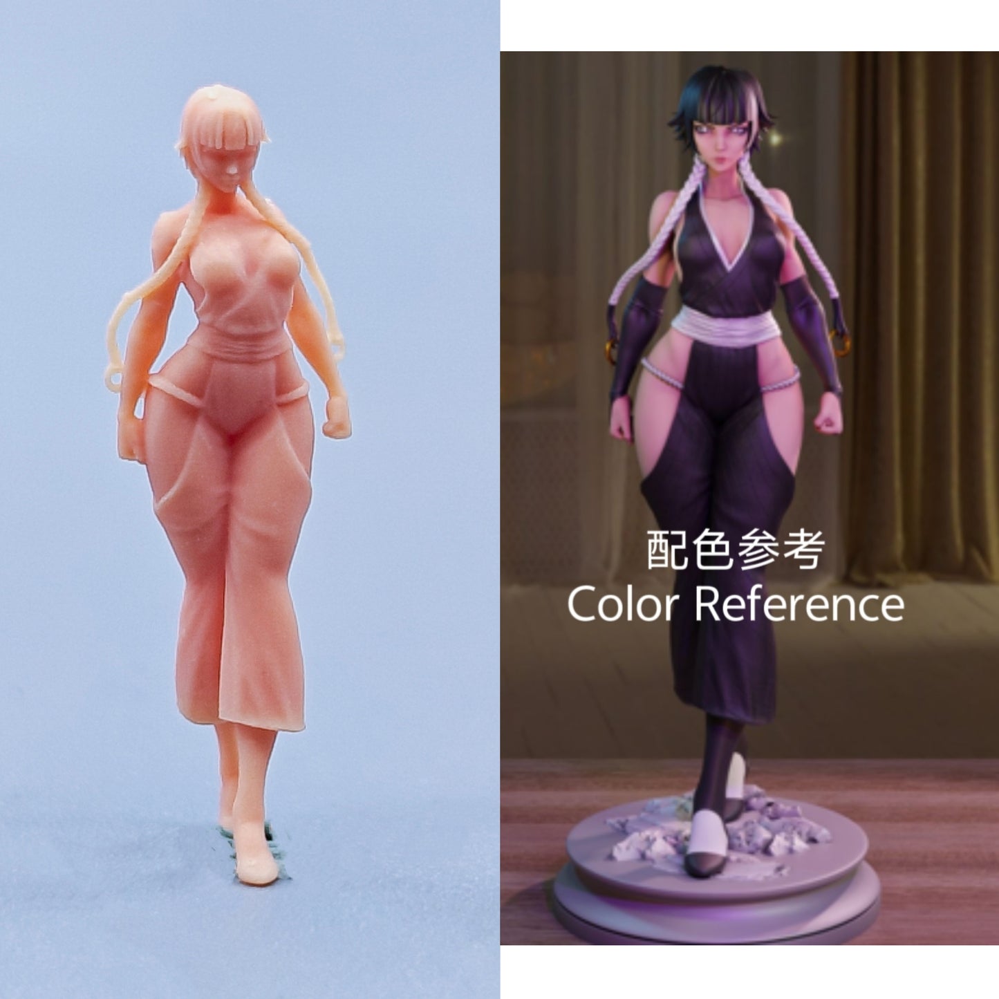 1/64 1/43 Figurines Scale Model Resin Death God Soi Fon Uncolored Miniatures Diorama Hand-painted C506 C508