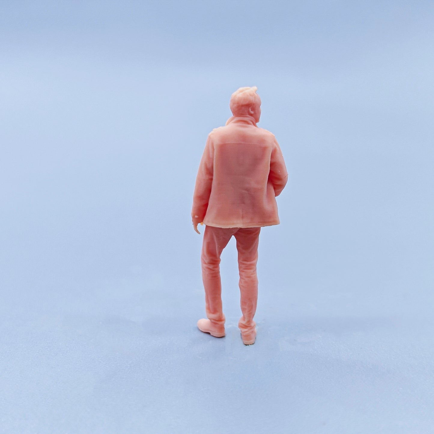 1/64 1/43 Figurines Scale Model Resin Coat Insert Pocket Man Uncolored Miniatures Diorama Hand-painted D334