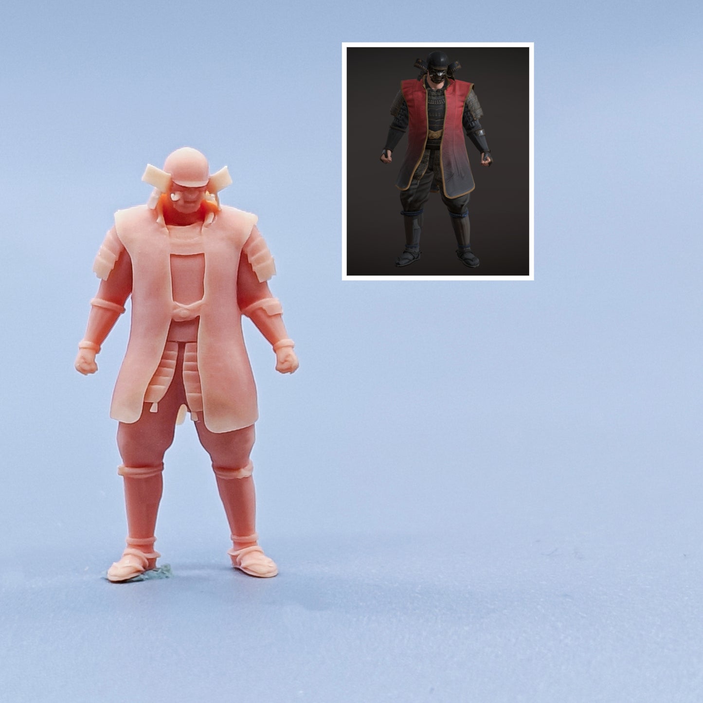 1/64 1/43 Figurines Scale Model Resin Ghost Mask Warrior Uncolored Miniatures Diorama Hand-painted C326