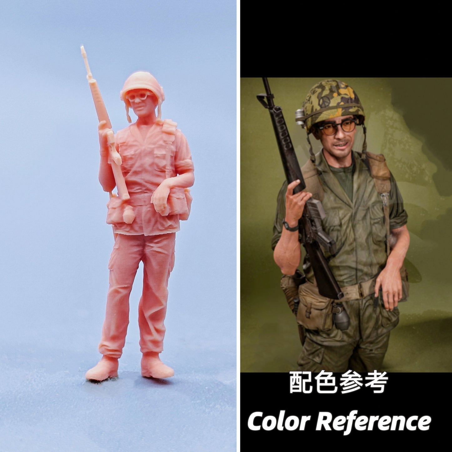 1/64 1/43 Figurines Scale Model Resin Kevin Sandusky Uncolored Miniatures Diorama Hand-painted D109 D110