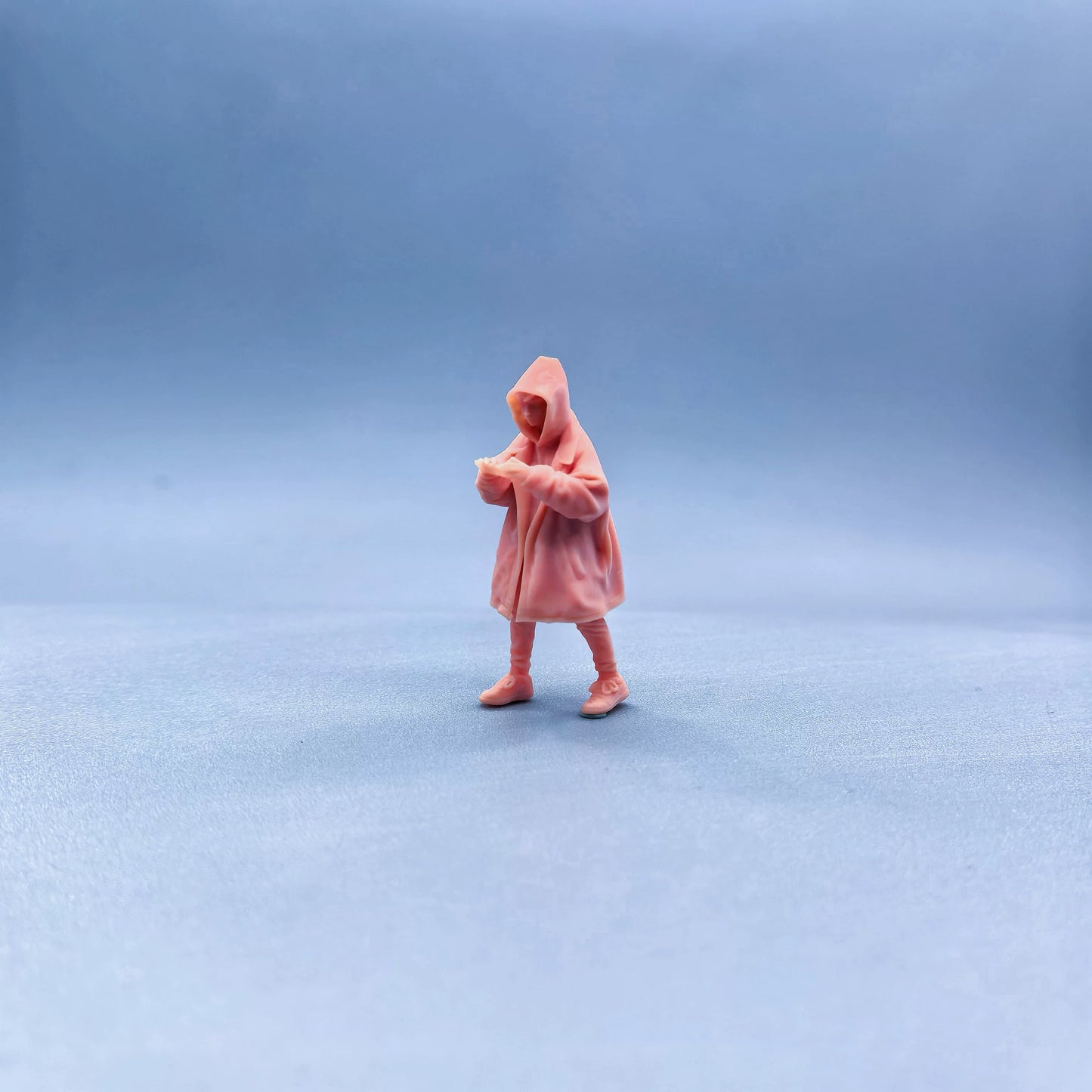 1/64 1/43 Figurines Scale Model Resin Take A Photo of The Little Boy Uncolored Miniatures Diorama Hand-painted W633