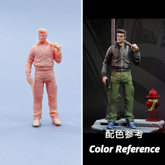 1/64 1/43 Figurines Scale Model Resin Claud Uncolored Miniatures Diorama Hand-painted C713