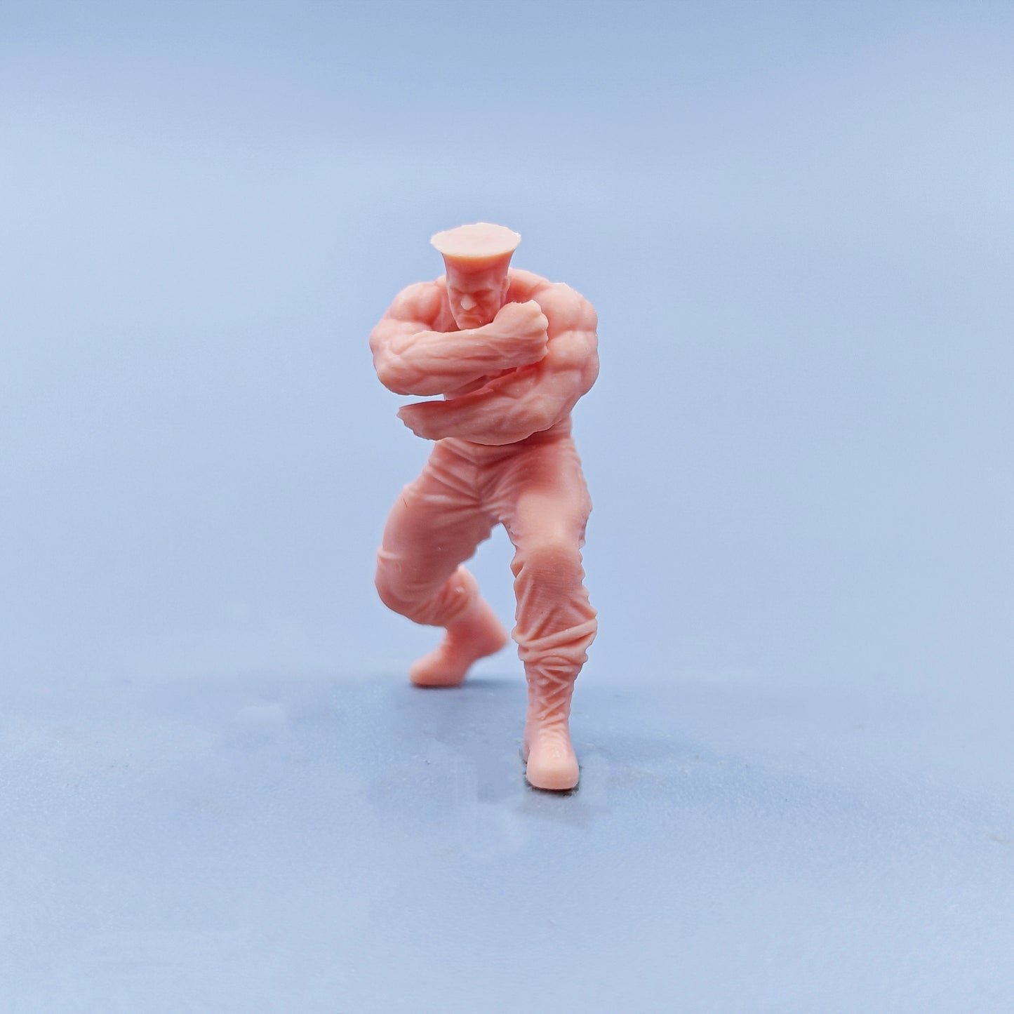 1/64 1/43 Figurines Scale Model Resin Street Fighter Guile Uncolored Miniatures Diorama Hand-painted D413