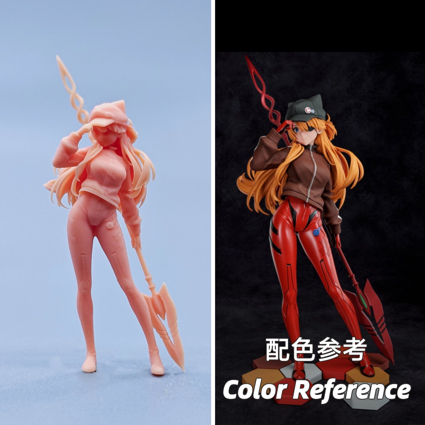 1/64 1/43 Figurines Scale Model Resin Gospel Warrior Asuka Uncolored Miniatures Diorama Hand-painted D634