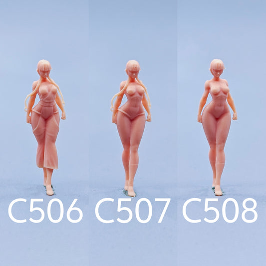 1/64 1/43 Figurines Scale Model Resin Death God Soi Fon Uncolored Miniatures Diorama Hand-painted C506 C508