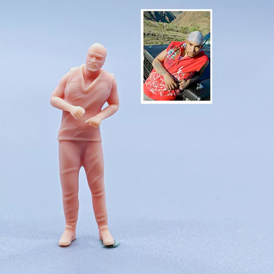 1/64 1/43 Figurines Scale Model Resin Rico Santos Uncolored Miniatures Diorama Hand-painted C133