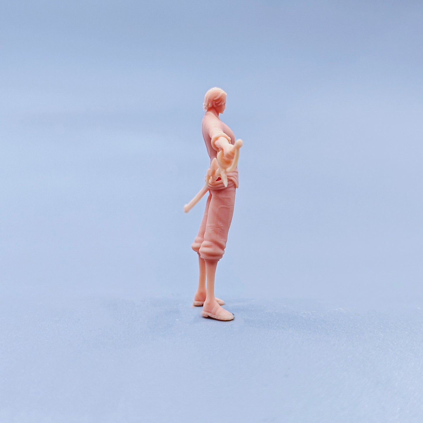 1/64 1/43 Figurines Scale Model Resin Red Haired Shanks Uncolored Miniatures Diorama Hand-painted D615