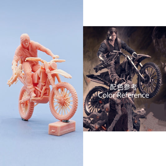 1/64 1/43 Figurines Scale Model Resin Escape Male Lead Uncolored Miniatures Diorama Hand-painted C409